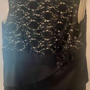 Connect Apparel Black Lace Dress
